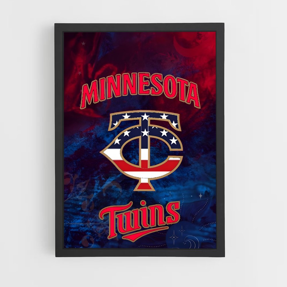Poster Minnesota Dream – affiche Baseball (vue 2)